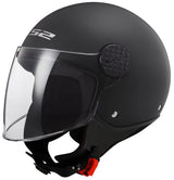 Ls2 Jethelm von 558 Sphere II Solider Helm von 558 Sph. ii solid l mattschwarz