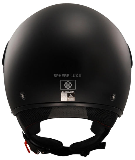 Ls2 Jethelm von 558 Sphere Lux II Solider Helm von 558 Sph. Lux II Solid XXL Mattschwarz