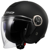 Ls2 of620 edler Solid-Jet-Helm Helm of620 edler Solid S mattschwarz