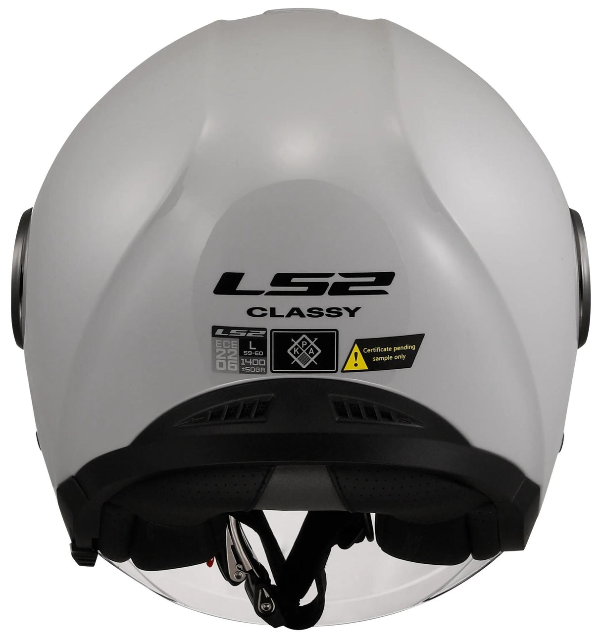Ls2 of620 edler solider Jethelm Helm of620 edler solider XL-Grau