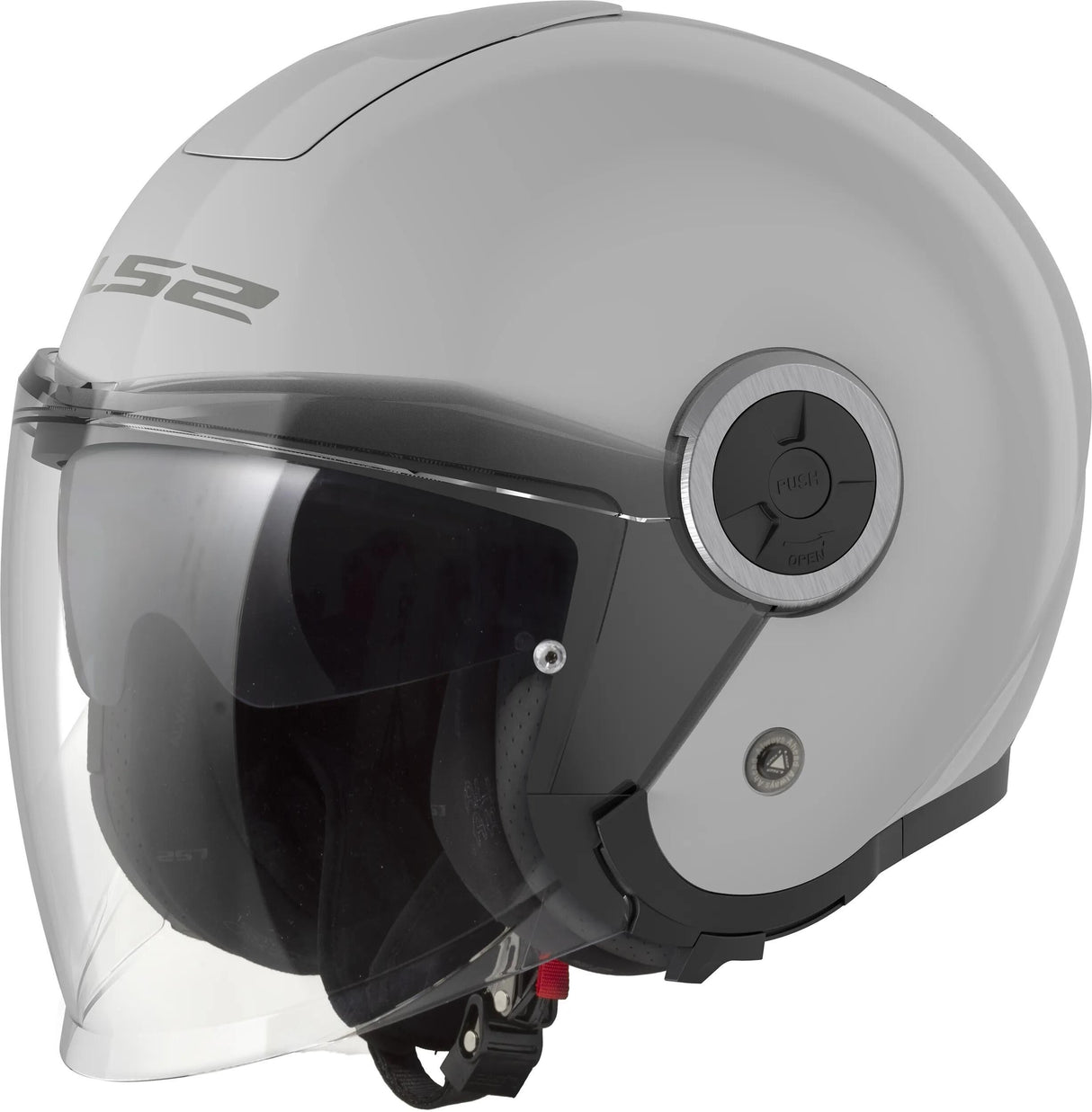 Ls2 of620 edler solider Jethelm Helm of620 edler solider XXL-Grau