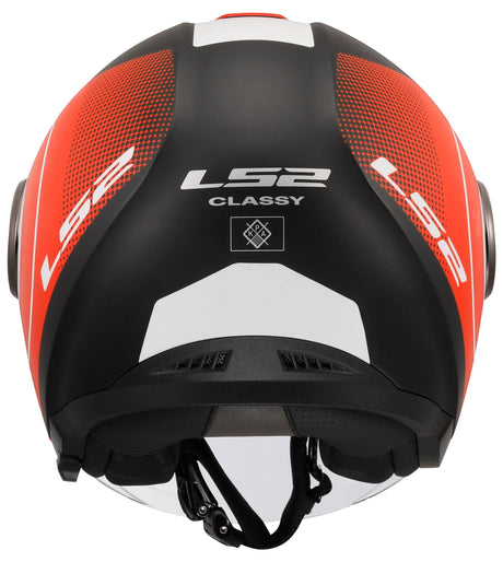 Ls2 of620 edler Disko-Jethelm Helm of620 edler Disko s bl rot weiß
