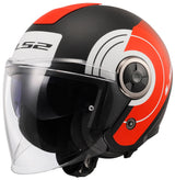 Ls2 of620 edler Disko-Jethelm Helm of620 edler Disko l bl rot weiß