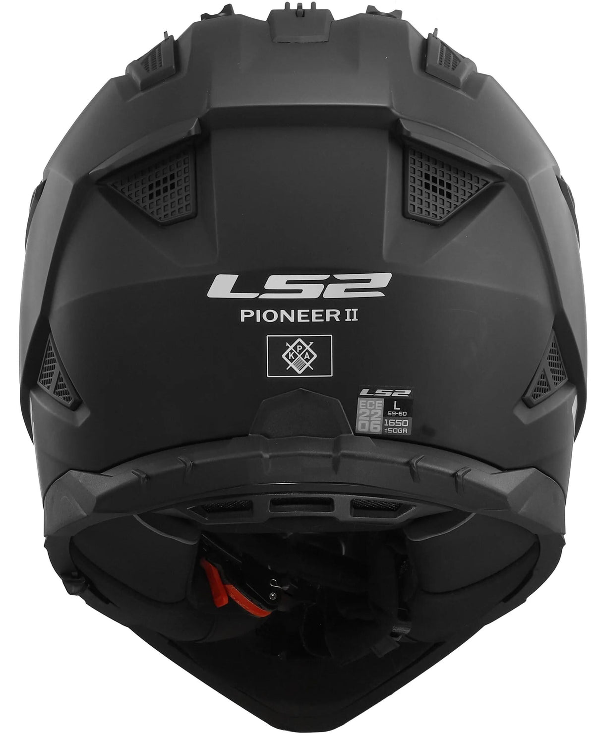 Ls2 Enduro-Helm MX702 Pioneer II Solider Helm MX702 Pawn. ii solid xs mattschwarz