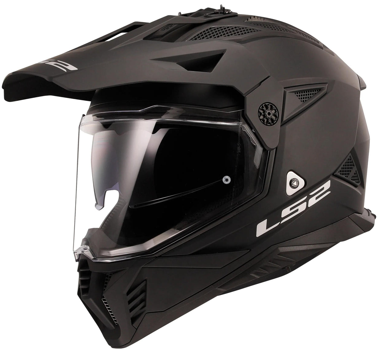 Ls2 Enduro-Helm MX702 Pioneer II Solider Helm MX702 Pawn. ii solid s mattschwarz