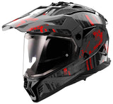 Ls2 Enduro-Helm MX702 Pioneer II Crazy. Helm mx702 Pawn.ii verrückt s bl. Hrsg