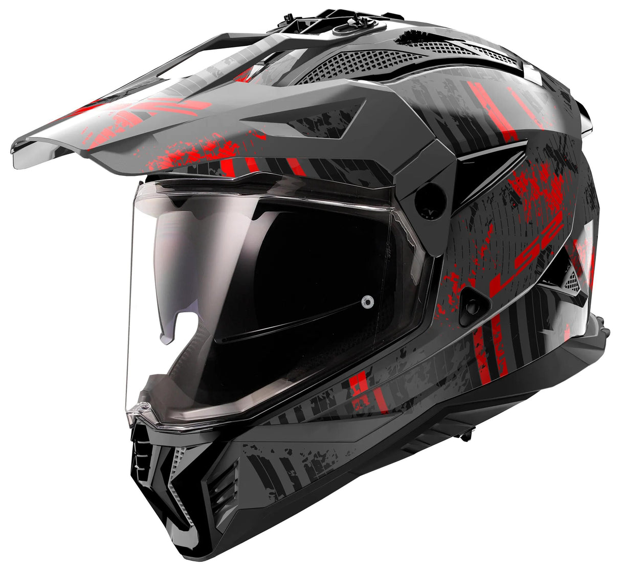 Ls2 Enduro-Helm MX702 Pioneer II Crazy. Helm mx702 Pawn.ii verrückt xl bl. Hrsg