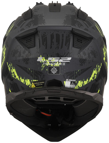 Ls2 Enduro-Helm MX702 Pioneer II Crazy Helm MX702 Pioneer II Crazy M. sw ge gr. xl