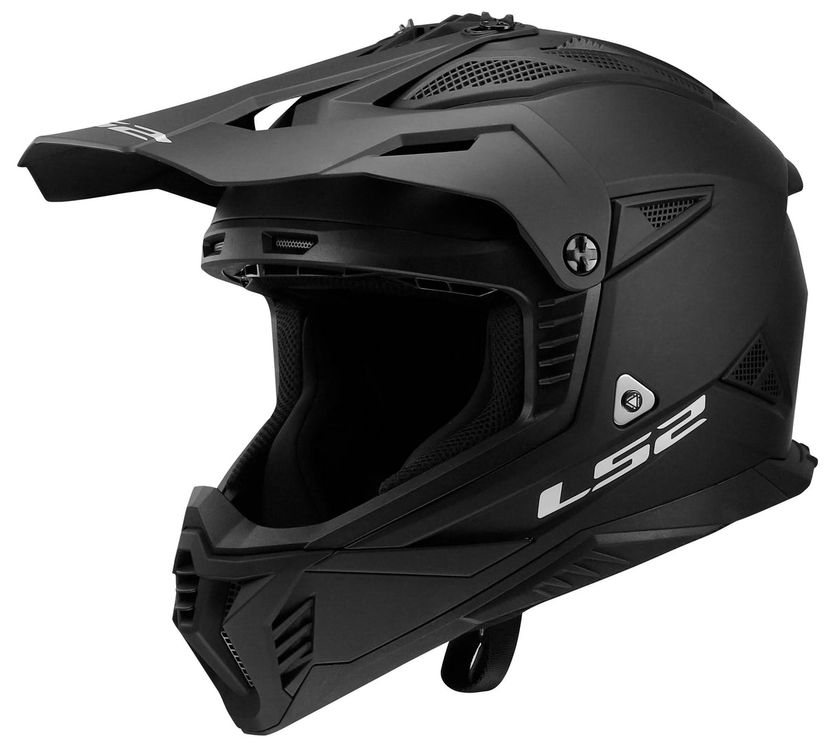 Ls2 Motocross-Helm MX708 Fast II Solid. Helm MX708 Fast II Solid Mattschwarz Gr. xs