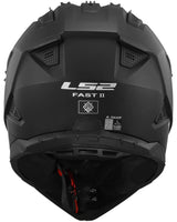 Ls2 Motocross-Helm MX708 Fast II Solid. Helm MX708 Fast II Solid Mattschwarz Gr. l