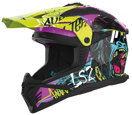 Ls2 Motocross-Helm MX708 Fast II Gorilla Helm MX708 Fast II Gorilla VI GE Gr. xxl