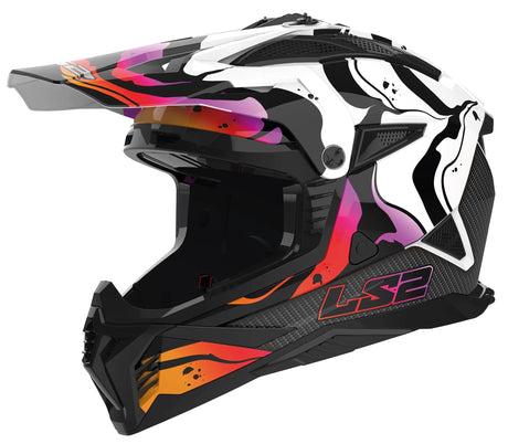 Ls2 Motocross-Helm MX708 Fast II Wash Helm MX708 Fast II Wash White Gr. xxl