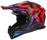 Ls2 Motocross-Helm MX708 Fast II Wash. Helm MX708 Fast II Wash Red Gr. xxl