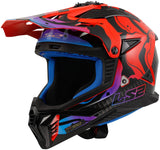 Ls2 Motocross-Helm MX708 Fast II Wash. Helm MX708 Fast II Wash Red Gr. xxl