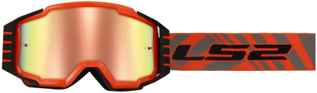 Ls2 Charger Pro Motocross Brille Brille Charger Pro Neon Orange