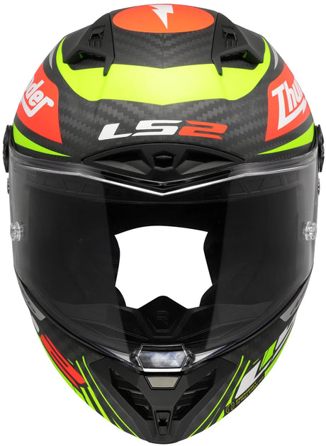 Ls2 Integralhelm FF805 Thunder Carbon GP Aero Replica schwarz. Helm FF805 Thunder GP Aero Replica SW Größe X