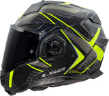 Ls2 Klapphelm FF901 Advant X Carbon Future II. Helm advant x carb.fut.ii s bl gelb