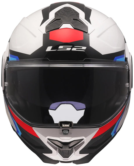 Ls2 Klapphelm FF910 Advant II Triple. Helm FF910 Advant II Triple M wh blau rot