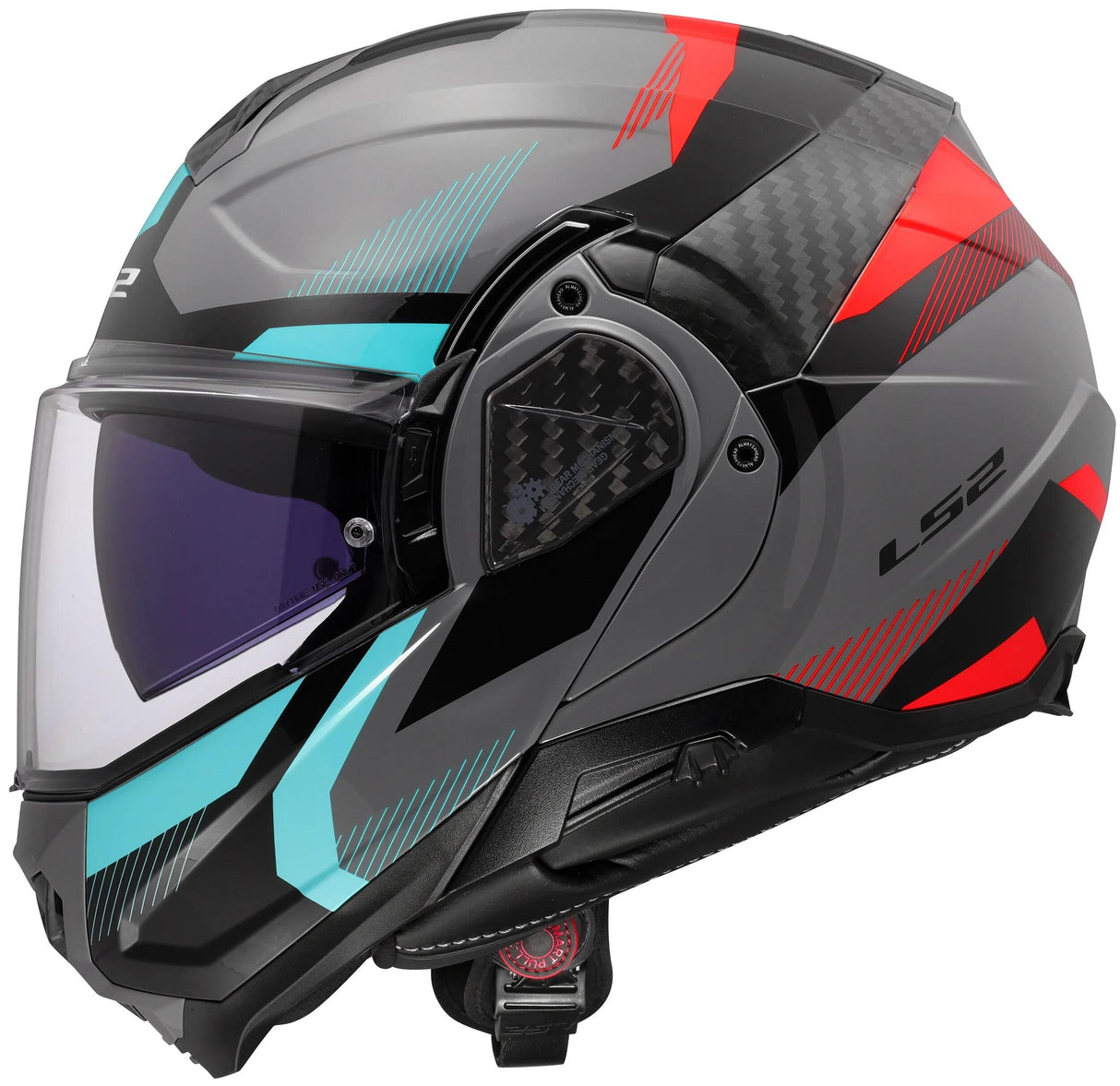 Ls2 Klapphelm FF910 Advant II Triple. Helm FF910 Advant II Triple S Gr Blau Rot