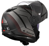 Ls2 Klapphelm ff908 Strobe II Code. Helm ff908 Stroh. II Code 3xl schwarz grau matt