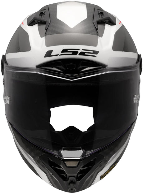 Ls2 Integralhelm FF805 Thunder Carbon GP Diamond Helm FF805 Thunder GP Rhombus Weiß Grau XXL