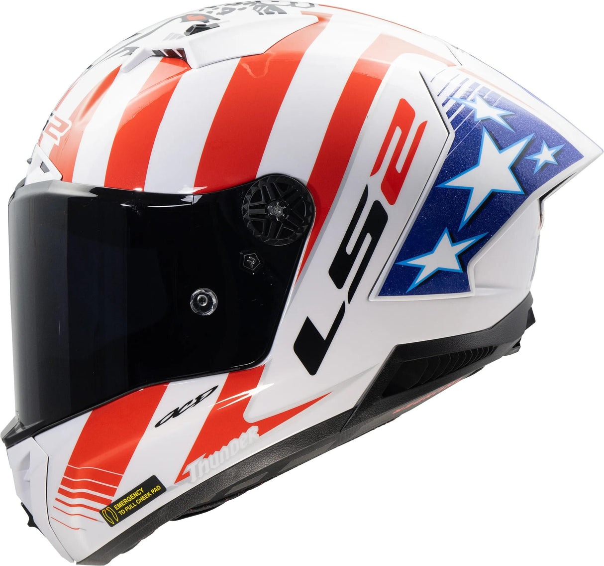 Ls2 Integralhelm FF805 Thunder Carbon GP Aero Replica Baz. Helm FF805 Thunder GP Aero Replica Baz XXL