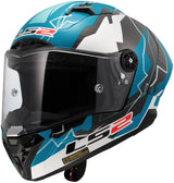 Ls2 Integralhelm FF805 Thunder Carbon GP Aero Replica Huertas. Helm FF805 Thunder GP Aero Rep. huertas m