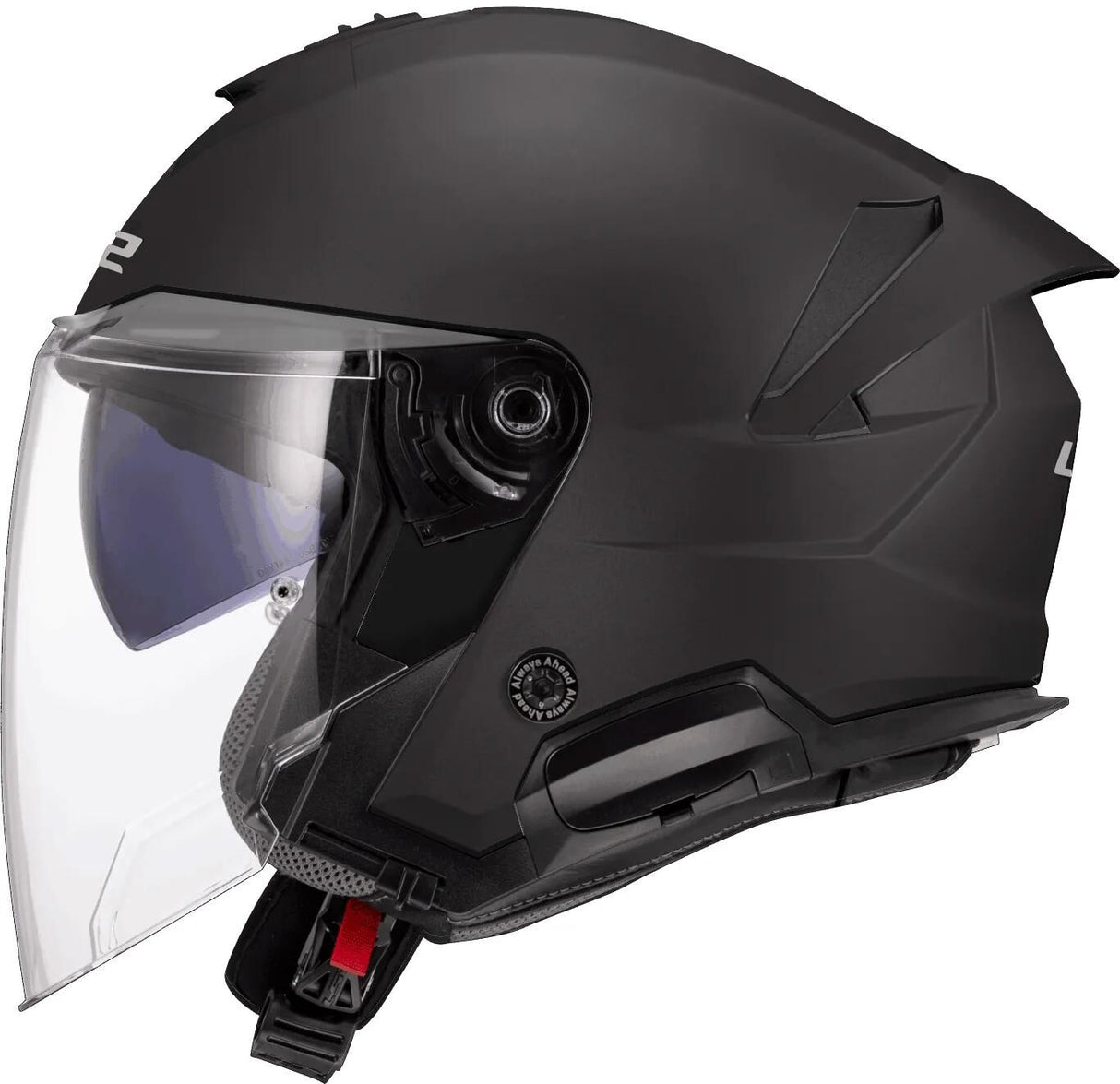 Ls2 Jethelm von 618 Verso II Solid Helme von 618 Verso I Solid Black Matt Gr.xxl