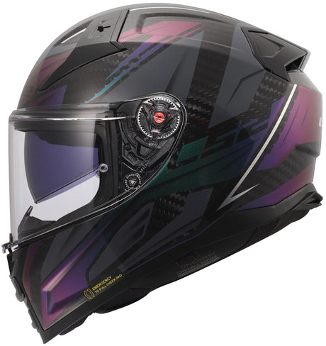 Ls2 Integralhelm FF811 Vector II Carbon Savage. Helm ff811 Vektor i c Savage Chameleon l