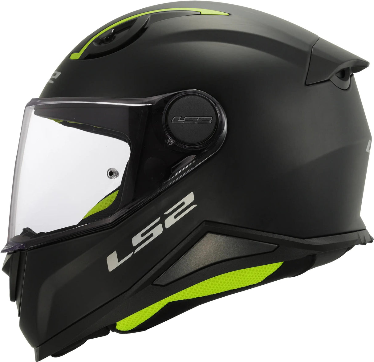 Ls2 Kinder-Integralhelm FF812 Kid Solid. Helm Kind FF812 Soli Schwarz Matt Gr. l
