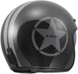 Ls2 jethelm of601 bob ii carbon star helmet of601 bob ii carbon star gray gr. xxl