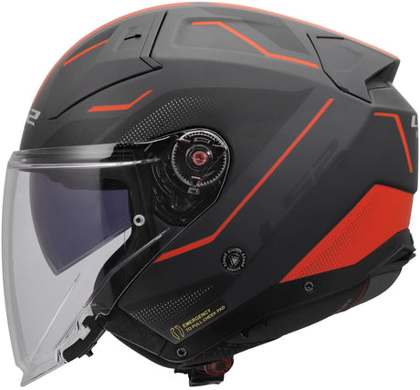 Ls2 Jethelm „of603 Infinity II Veyron“ Helm of603 Infinity II Veyron schwarz gr rot xx