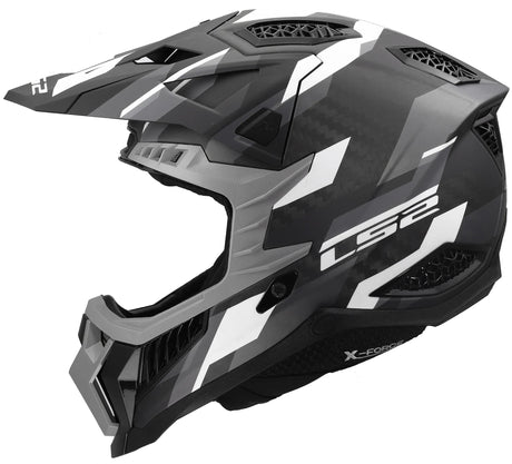 Ls2 MX703 X-Force Phantom Motocross-Helm, atmungsaktiv und hypoallergen. Helm MX703 X-Force Phantom matt Gr. sw l