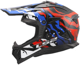 Ls2 crosshelm mx708 fast ii grotesk helmet mx708 fast ii grotesque white bl red l