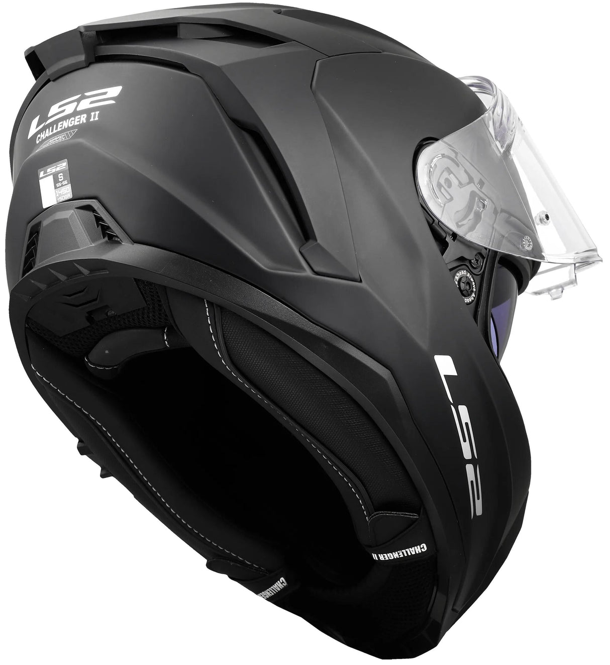 Ls2 Integralhelm FF817 Challenger II Solid Helm FF817 Challenge II Solid Mattschwarz XXL