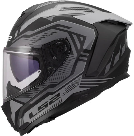 Ls2 integralhelm ff817 challenger ii dravix helmet ff817 challeng ii dravix matt gray xl