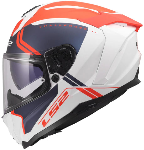 Ls2 Helm FF817 Challenge II Titanweiß Bl RT m