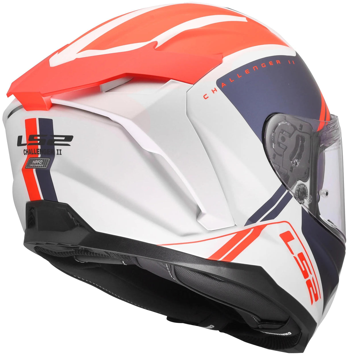 Ls2 Helm FF817 Challenge II Titanweiß Bl RT m