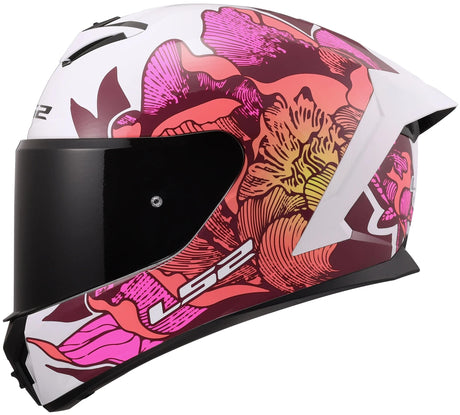 Ls2 Helme FF820 Rapid i Poppies II weiß rosa m