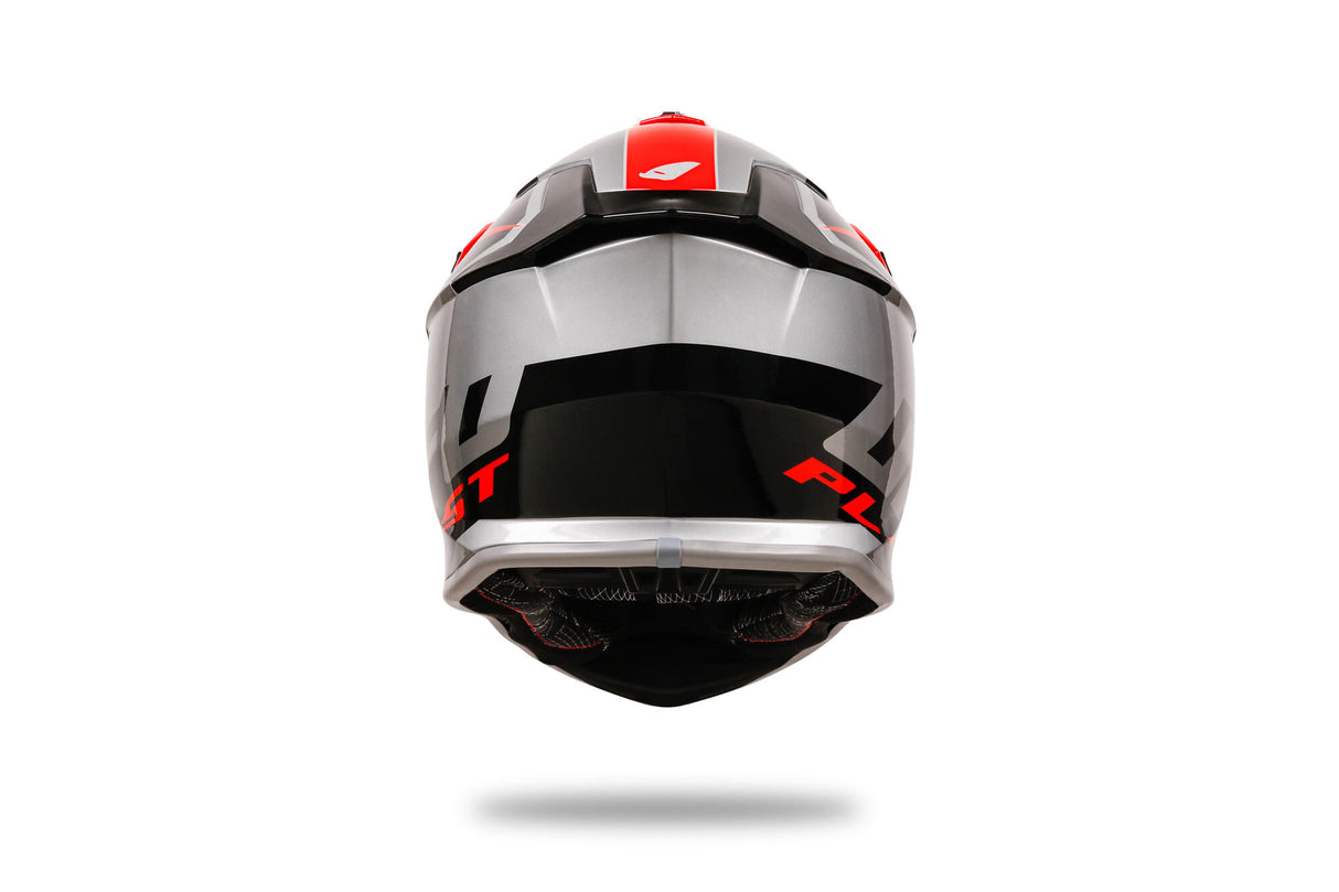 Ufo Plast Motocross-Helm Intrepid Helm Interpid M Grau
