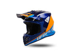 UFO Plast Kinder Crosshelm Korey, abnehmbarer Helm UFO Plst Korey L Blau Orange