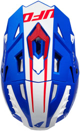 Ufo Plast Motocross-Helm Echus Helm Echus L blau weiß rot