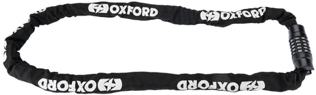 Oxford Kettenschloss GP Kombikette 8 Kettenglieder Kombi 8mm x 0,9m schwarz