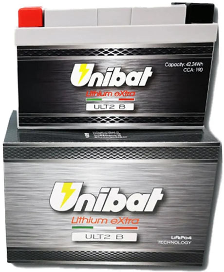 Unibat Lifepo4 Batterie ult2b. Batterie ult2b 4pin Lithium extra