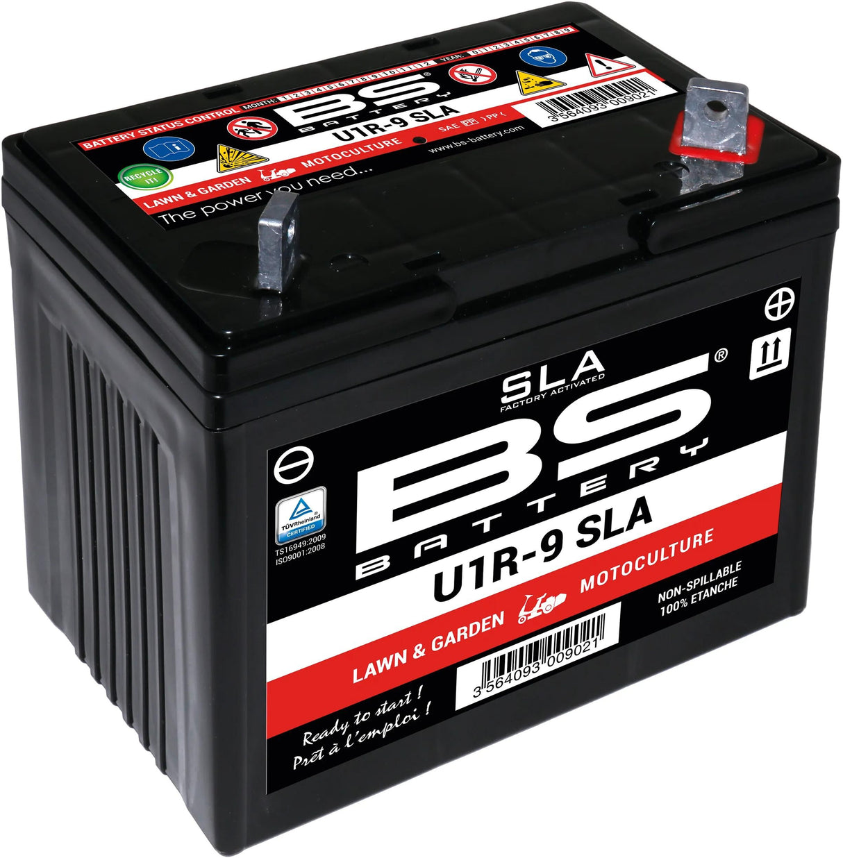 BS Batterie Batterie U1-9R Batterie U1r-9 BS SLA Garten
