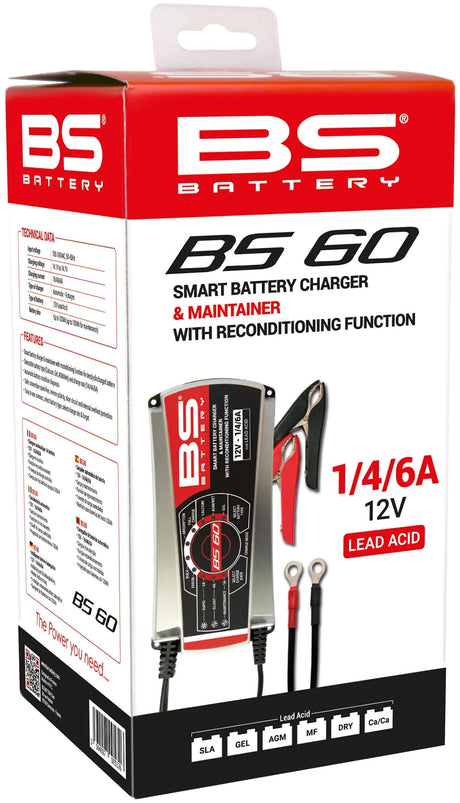 BS Batterieladegerät BS60 . Ladegerät bs60,bs-charge 1a 4a 6a