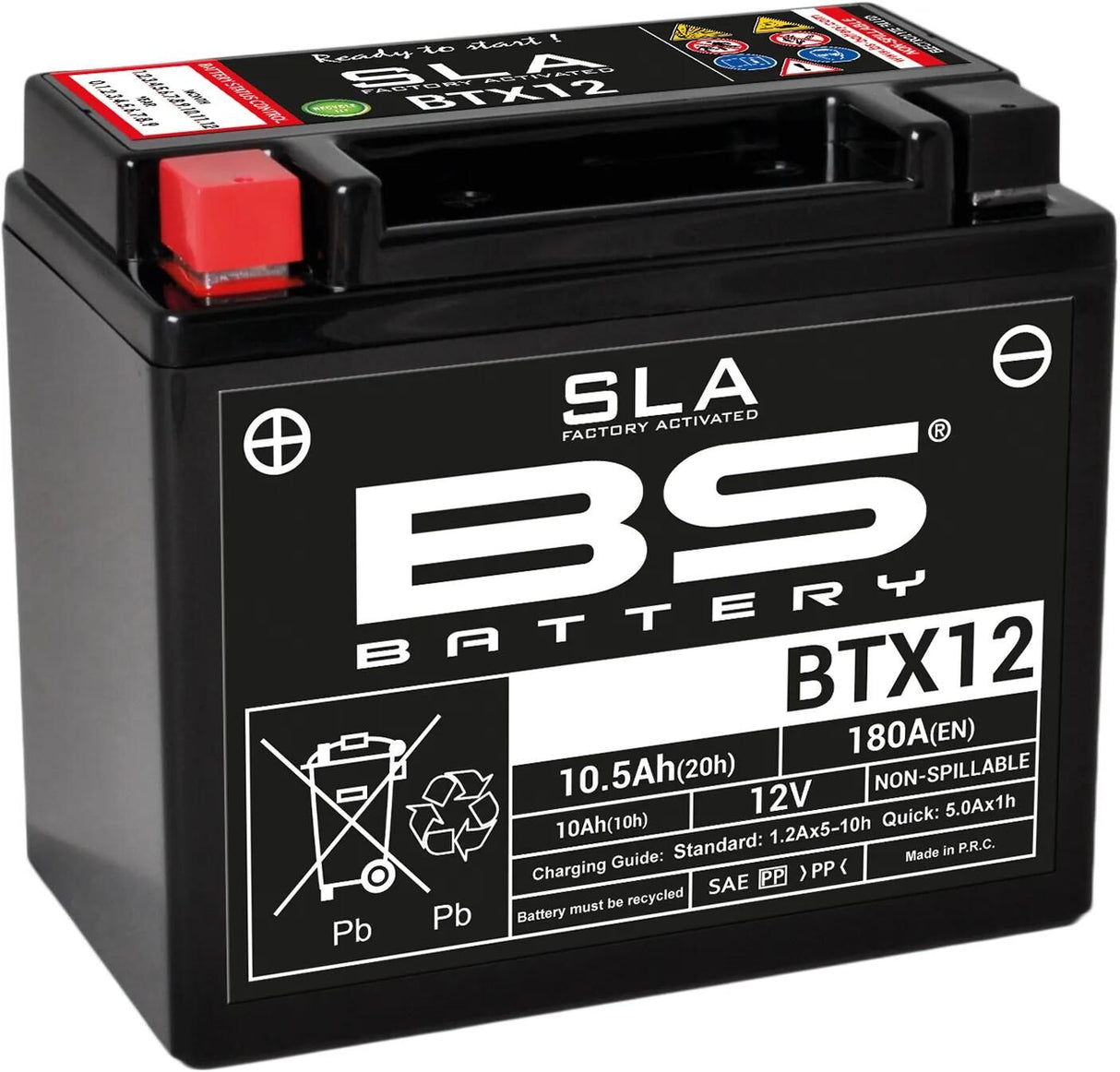 Bs-Batterie Bs-Batterie Batterie BTX12 BTX12-BS . Batterie BTX12 BS SLA