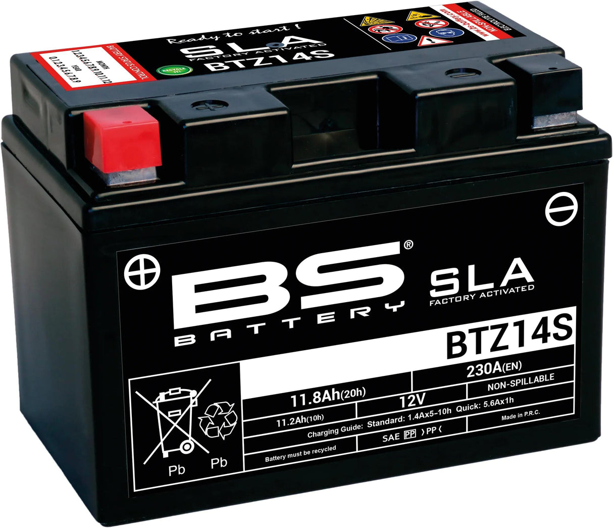 Bs-Batterie bs-Batterie Batterie btz14s btz14s-bs . Batterie btz14s bs sla