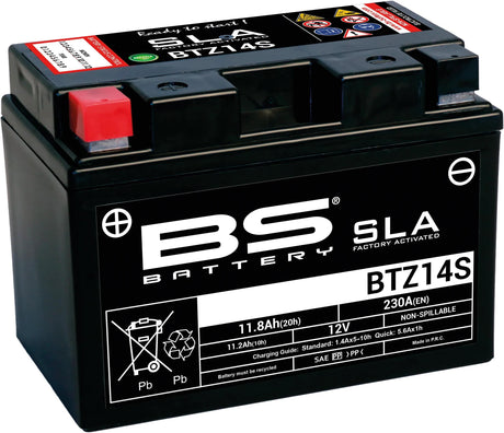 Bs-Batterie bs-Batterie Batterie btz14s btz14s-bs . Batterie btz14s bs sla
