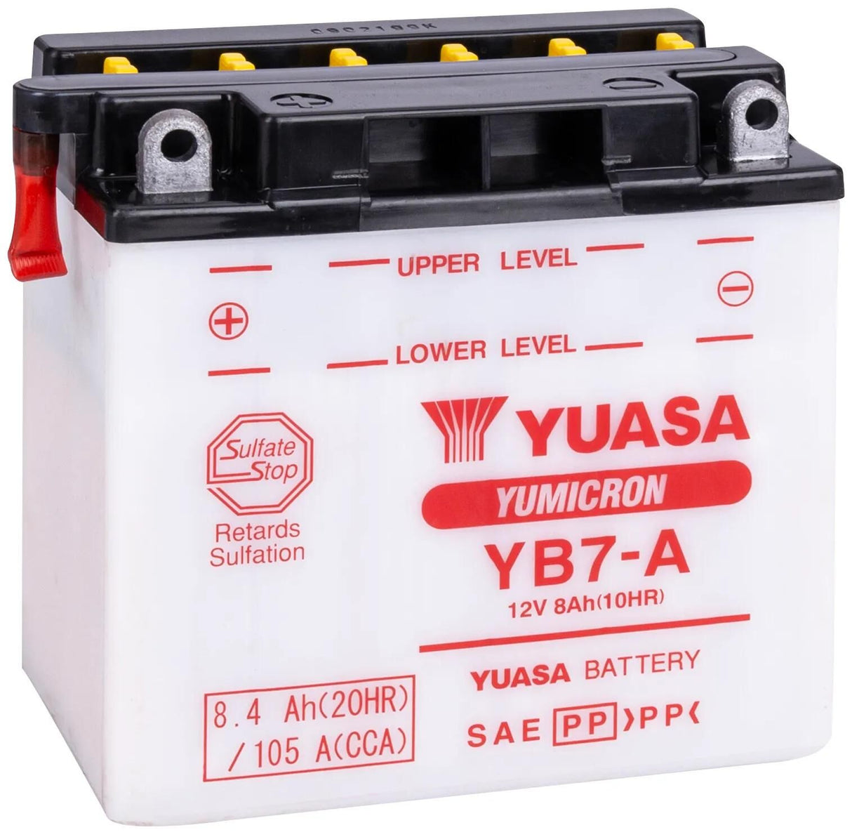 Yuasa-Batterie yb7-a. Batterie YB7-A Standard ohne SP